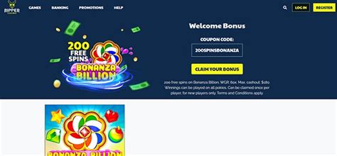 Ripper Casino gives 200 free spins .